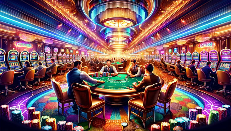 Aces Up Casino کھلاڑیوں کے لیے لائیو کیسینو سیکشن